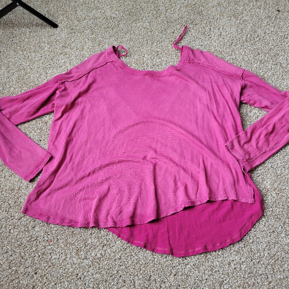 We The Free Pink Ruffled Blouse - Picture 11 of 11